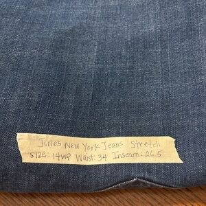 Jones New York Indigo Stretch Denim Jeans